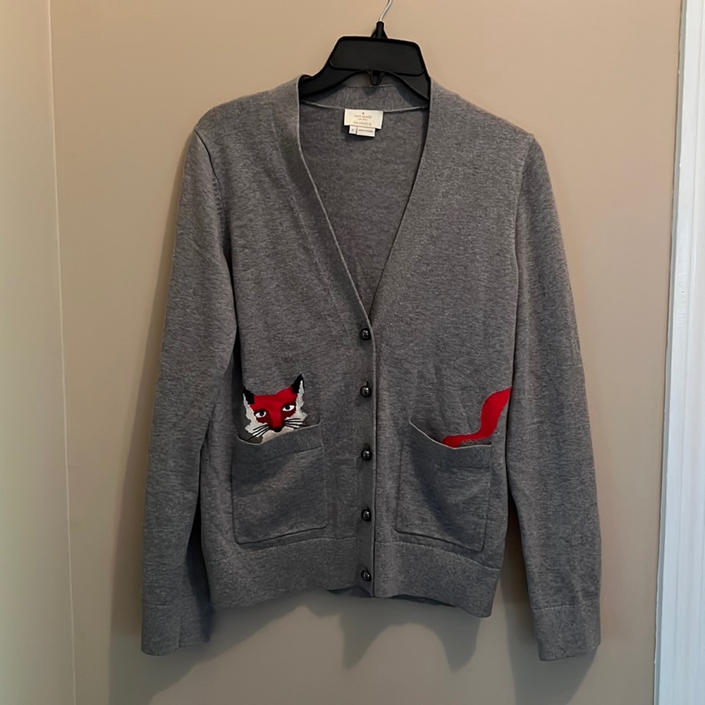 Kate Spade Broome Street Fox cardigan
